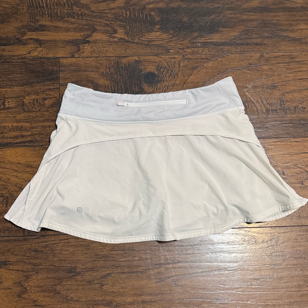 Lululemon Athletica Light Cream Circle Skirt